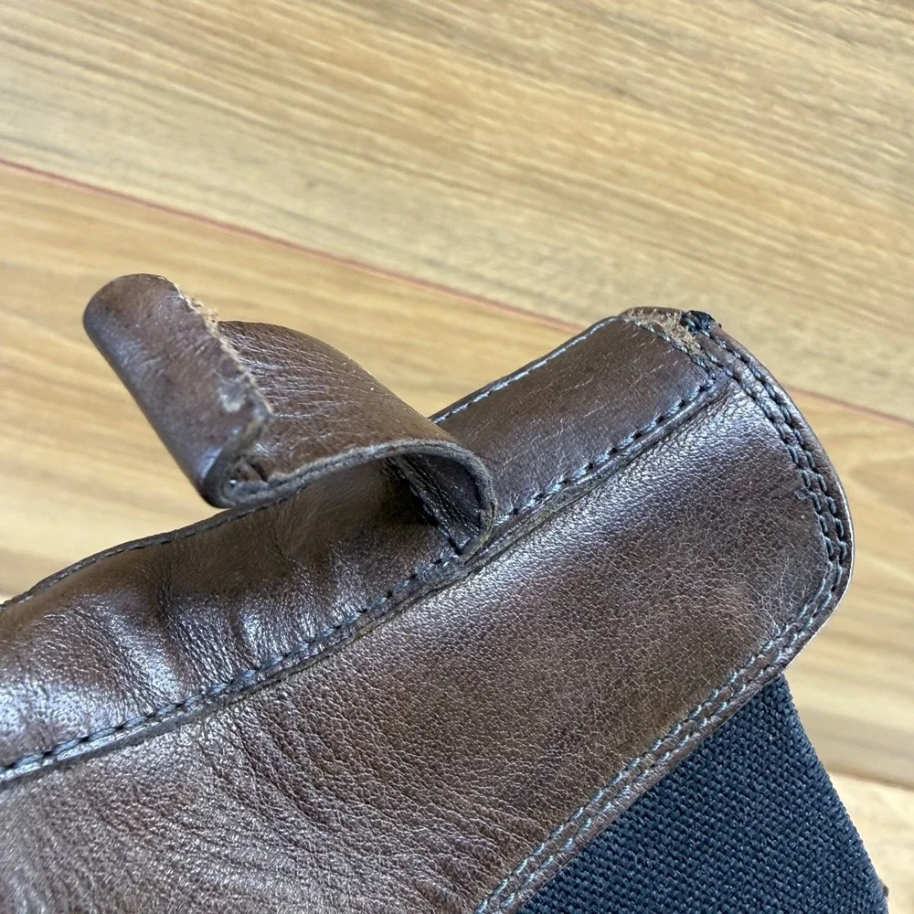 APC Rue Madame Paris Mens Chelsea Boot 8 EU 41 Brown Leather Business Casual